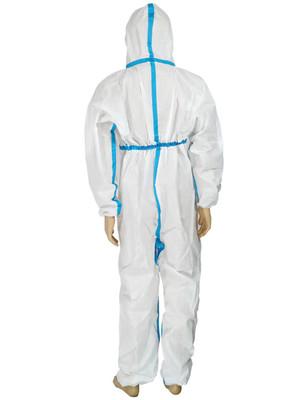 China OEM White Disposable Protective Coverall Water Resistant Type 4 5 6 à venda