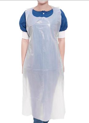 China Polyethylene Disposable Plastic Apron Water Resistant For Hospitals for sale