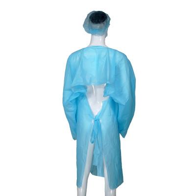 China Protective CPE Plastic Gown Water Resistant For Adult 102x194cm for sale