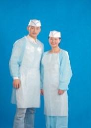 China Vestidos descartáveis de 50 partes para os vestidos protetores dos pacientes S-XXXL descartáveis à venda