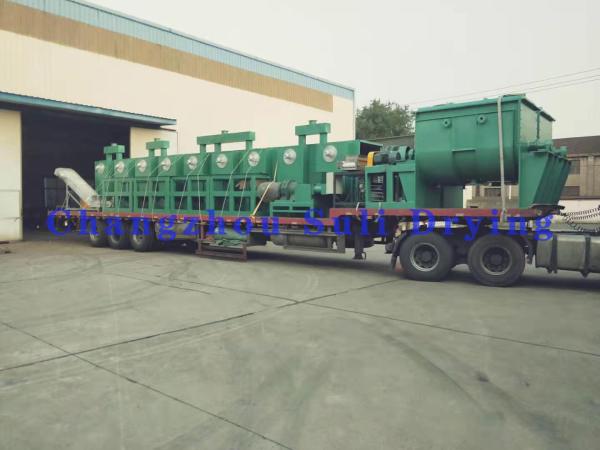 Quality Single Layer Belt Dryer Industrial For Coconut Chips Wood Vegetable Protein for sale