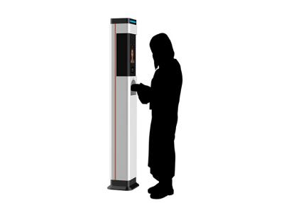 China Face Recognition Temperature Automatic Hand Sanitizer Dispenser With Stand for sale