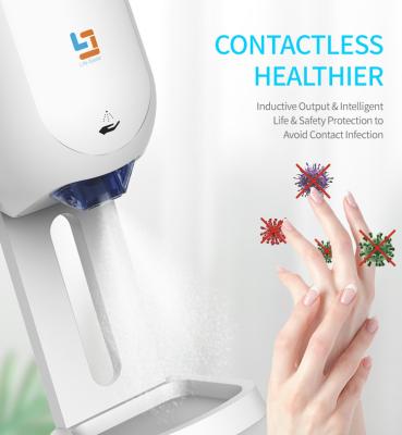 China ABS FCC 1100ml Contactless Liquid Hand Sanitizer for sale