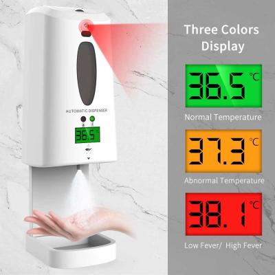 China LIEN001TM Intelligent Sensor Soap Dispenser Body Temperature Measuring Device for sale