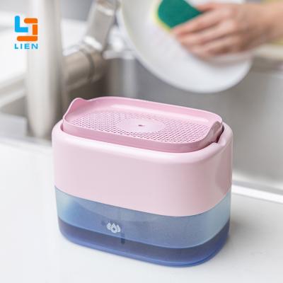 China Suporte da esponja de Soap Dispenser With da máquina de lavar louça da bomba do sabão da espuma de ROSH à venda