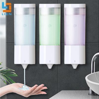 China Touchless Soap Shampoo Conditioner Dispenser Wall Mounted 500ml Waterproof for sale
