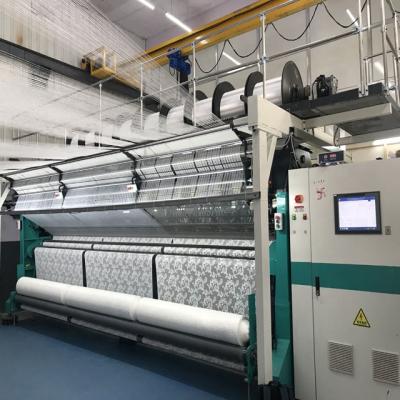 China Warp Jacquard Raschel Curtain Fabrics RJPC4F Karl Mayer Lace Machine Warp Knitting Machine for sale