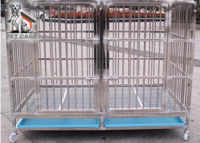China Largeandmedium-sized Stainless Steel Dog Cages for sale