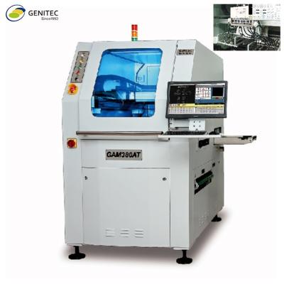 China Genitec High Speed ESD Spindle PCB Cutting Machine Windows10 PCB Separator for SMT GAM380AT for sale