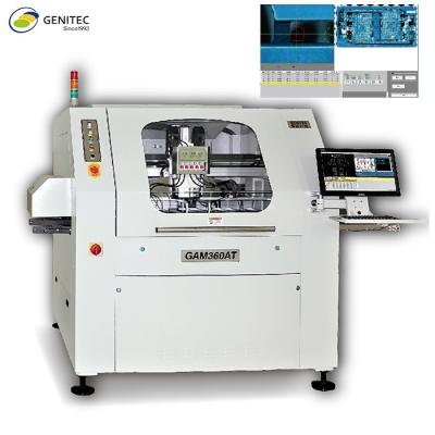 China Genitec Automatic Track Delivery Circuit Board Cutting Machine With Dust Collector for SMT GAM360AT for sale