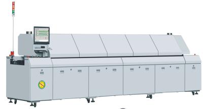 China 80KW Galvanized Plate Reflow Oven Lead Free With 10 Heating Zones for sale