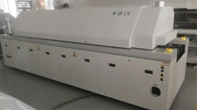 China Copper Plate Reflow Oven 96KW PCB Soldering Machine 12 Heating Zones for sale