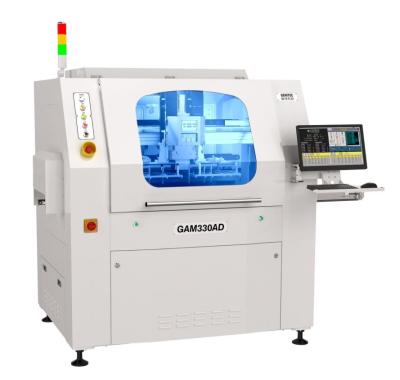 中国 GenitecのSMT GAM330ADのための二重高速紡錘PCBの打抜き機PCB Depaneling機械 販売のため