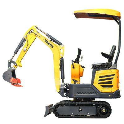 China 1200kg Household Full Function Mini Excavator Compact Digging Equipment for sale