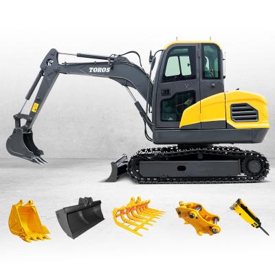 China Powerful 1.2Ton Mini Hydraulic Excavator With 1200mm Track Length for sale