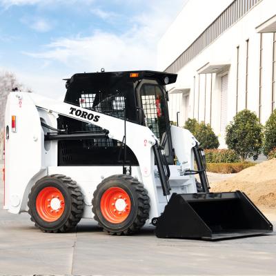 China 1 Tonne Mini Skidsteer Loader Small Skid Loader Easy To Use Simple Controls for sale
