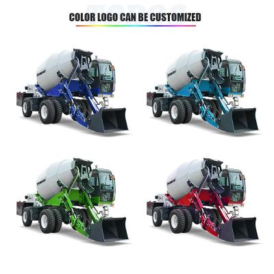 China EPA Certified 10-20m3 Cement Mixer Truck Concrete Mixer Vehicle Manual Water Supply for sale