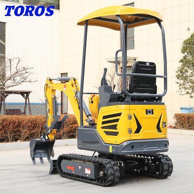 China Customizable Roadworks One Ton Mini Excavator Machine CE Certification for sale