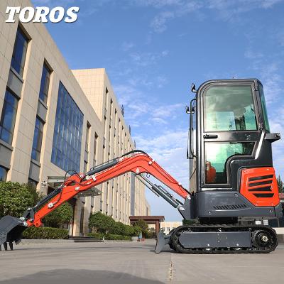 China 1.2t Mini Backyard Excavator Small Excavation Machine 370mm Ground Clearance for sale