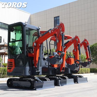 China 1200Kg Mini Hydraulic Excavator Te koop