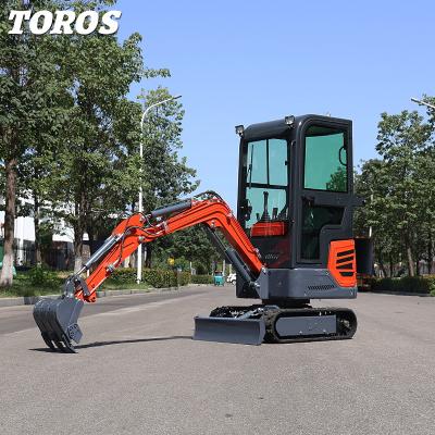 China High Performance 1.2 Ton Mini Digger Small Crawler Excavator Energy Efficient  for sale