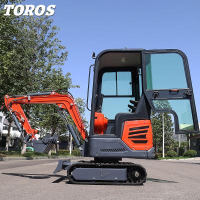 China highly Maneuverable 1.2tone Mini Crawler Excavator 180mm Track Width for sale