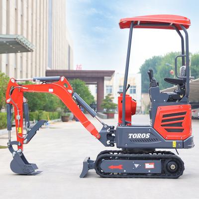 China High Efficiently 1.2T Mini Crawler Excavator For Landscaping Gardening for sale