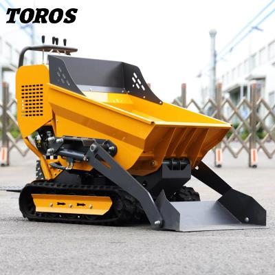 China Steel Aluminum Body Mini Dumper 500kg For Narrow Spaces High Stability for sale