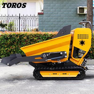 China Front Loading Stand On Diesel Mini Crawler Dumper 200Hp-400Hp Power for sale