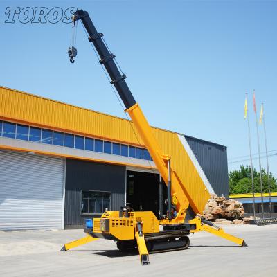 China Construction Projects 16m Spider Lift Crane With Core Components for sale