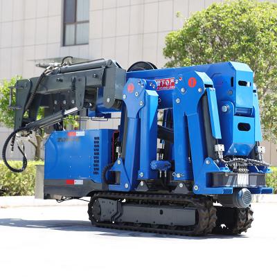 China Operação fácil pequena azul comercial do guindaste 8000KG da aranha da esteira rolante à venda