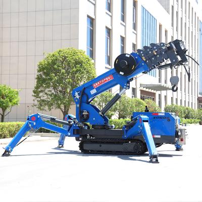 China Distancia de 16.8m TOROS Tracked Spider Crane para ingeniería de espacio estrecho en venta