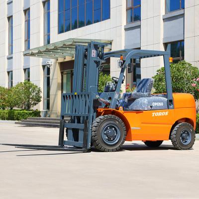 China Industrial Grade Heavy Duty Diesel Forklift Truck  With Hydraulic Transmission for sale