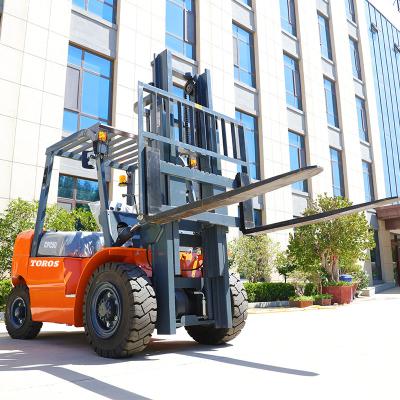 China Customizable Diesel Lift Truck 4 Wheel Counterbalance Forklift for sale