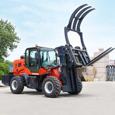 China Mining Industry Extreme Weather Rough Terrain Forklift 4.5 Ton for sale