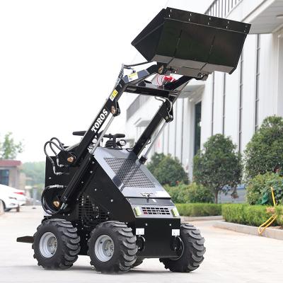 China Powerful Mini Stand Up Skid Steer Agricultural Skid Steers Multipurpose for sale