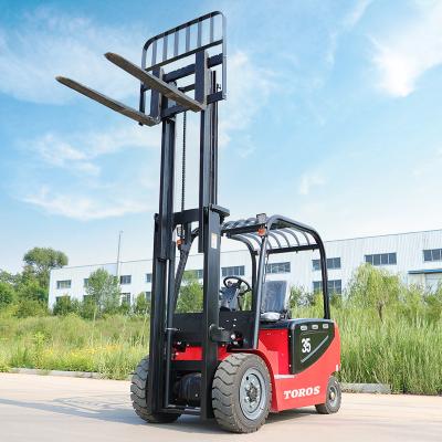 China TOROS 2-3 Ton Electric Forklift Truck 4-6m Lifting Height 15% Gradeability for sale