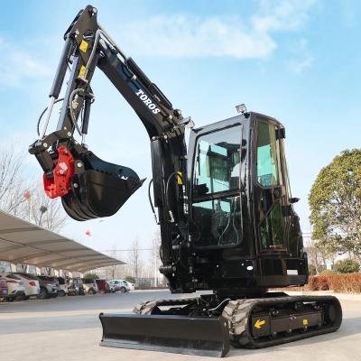 China Efficient 3.5 Ton Compact Hydraulic Excavator Diesel Engine Powered for sale