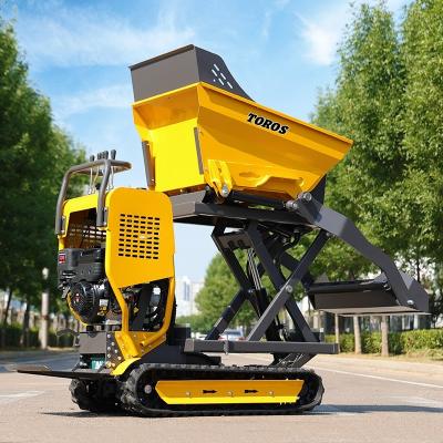 China Versatile Small Tracked Dumper Engine Fuel Capacity 5.3l For Light Construction for sale