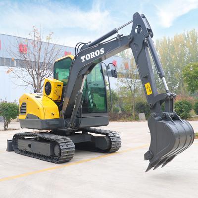 China 1800mm Wheelbase Miniature Digger with 1820mm Min Tail Swing Radius for sale