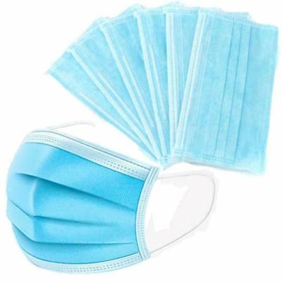 China Personal Care 3 Ply Disposable Mask , Non Woven Fabric Mask For Food Industry for sale