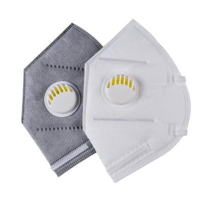 中国 反ウイルスFFP2フィルター マスク、弁が付いている折り畳み式の使い捨て可能な防塵マスク 販売のため