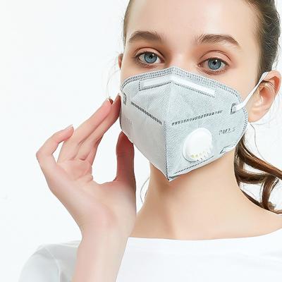 China 4 layers FFP Ratings Dust Masks , Disposable Earloop Face Mask Grey Color for sale
