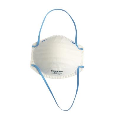 China Nonwoven FFP2 Cupped Face Mask , Head Wearing Disposable Dust Mask for sale