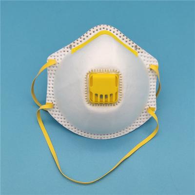 China Máscara protetora não tecida da tela do polipropileno, máscaras de poeira FFP2 com válvula à venda