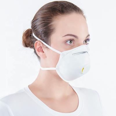 China White Color Cup FFP2 Mask Lightweight Air Pollution Protection Mask for sale