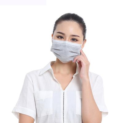 China 4 Ply Earloop Procedure Masks , Active Carbon Face Mask Toxic Prevent for sale