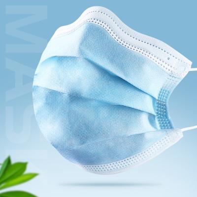China Pp.-Vliesstoff 3 Falten-Wegwerfmaske, Antiverschmutzungs-Gesichtsmaske Soem verfügbar zu verkaufen