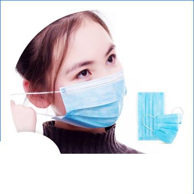 China Anti Virus Safety Breathing Mask / Disposable Face Mask With Elastic Ear Loop for sale