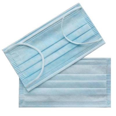China Anti Virus Disposable Medical Mask , Non Woven Fabric Face Mask With Elastic Ear Loop for sale